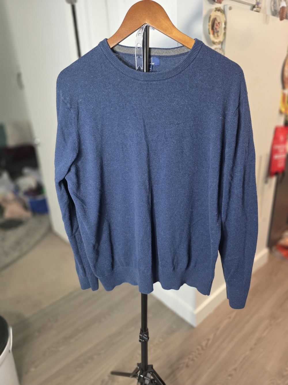 George Navy Crewneck Sweater